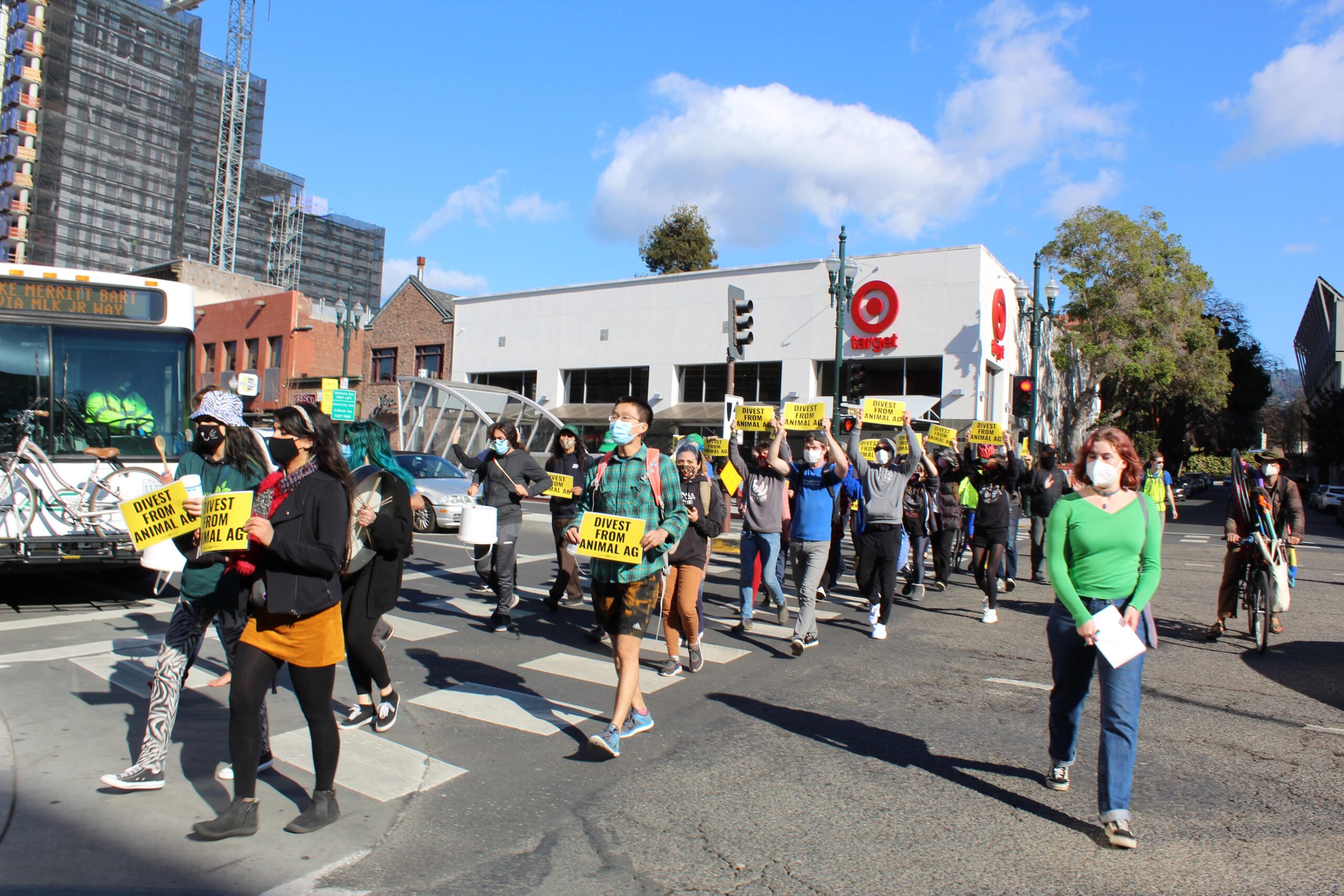 Animal Rights Network Direct Action Everywhere Protests Against Animal ...