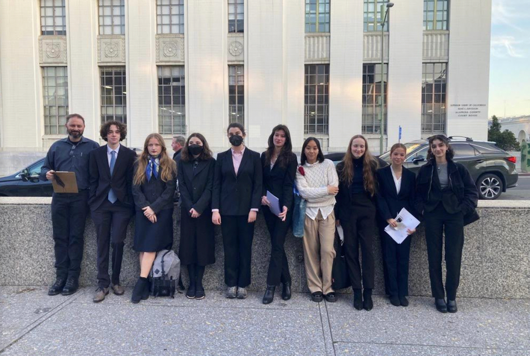 BHS Mock Trial co-captains collaborate on the fast-growing club