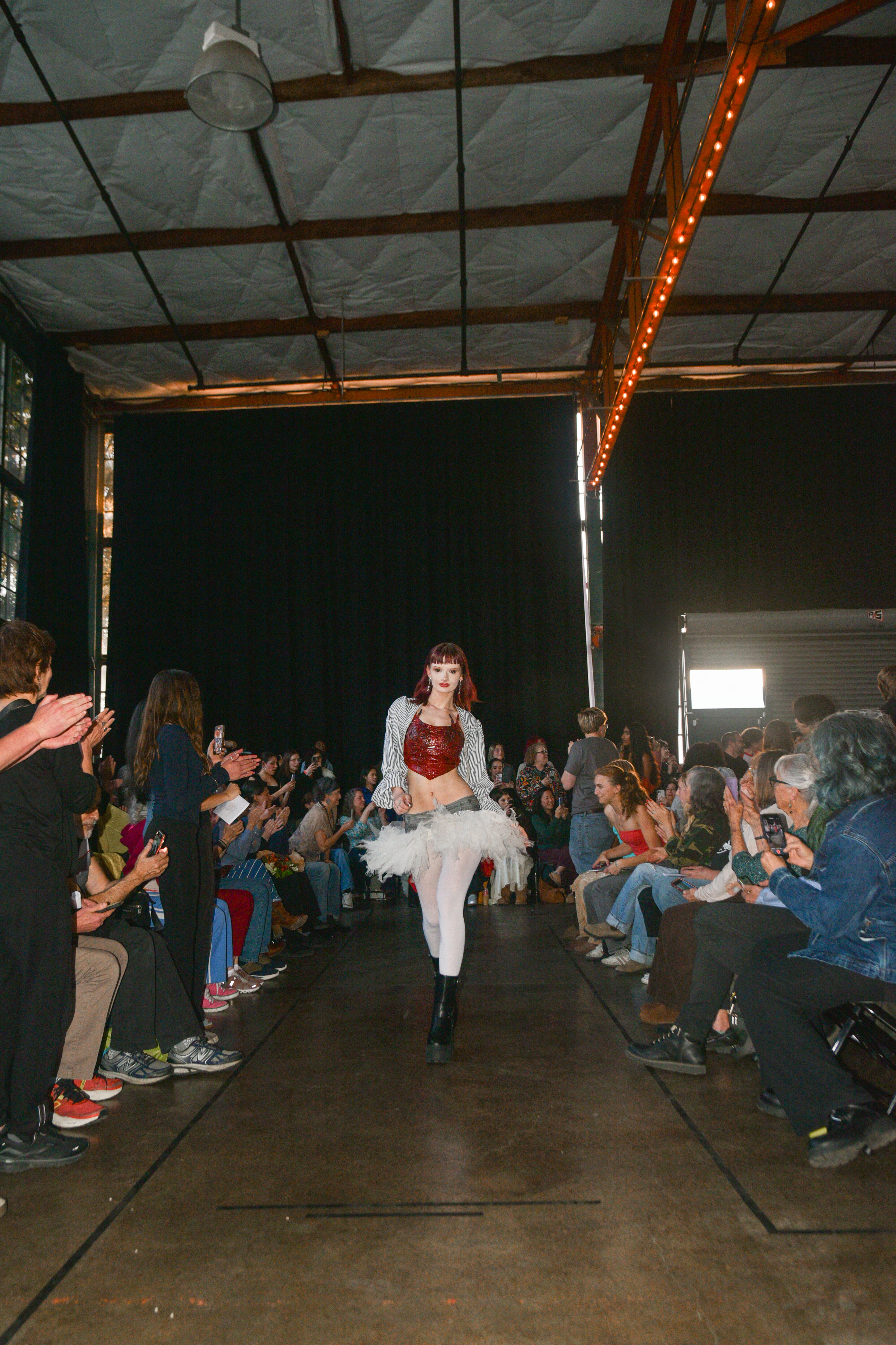 Student designers and models rock the runway in BHS sustainable fashion show