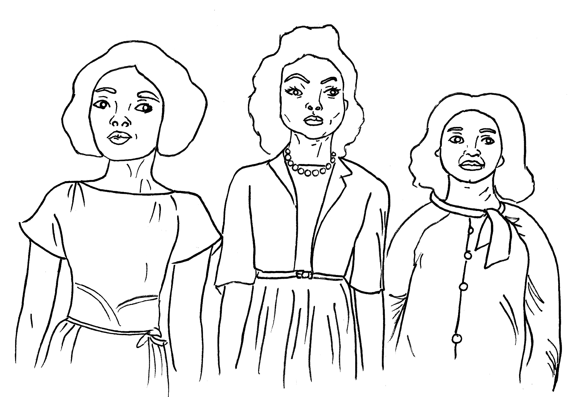 Hidden Figures Coloring Pages Coloring Pages