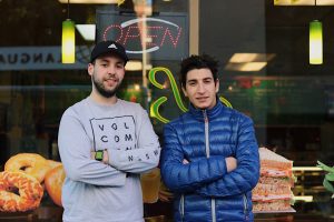 Marzouk (left) has been working at K’s Cafe for 3 years now along with his close friends and family. In 2020 he hopes that “more costumers come [there] to grow the business, and [to] maybe make another K’s around the area."