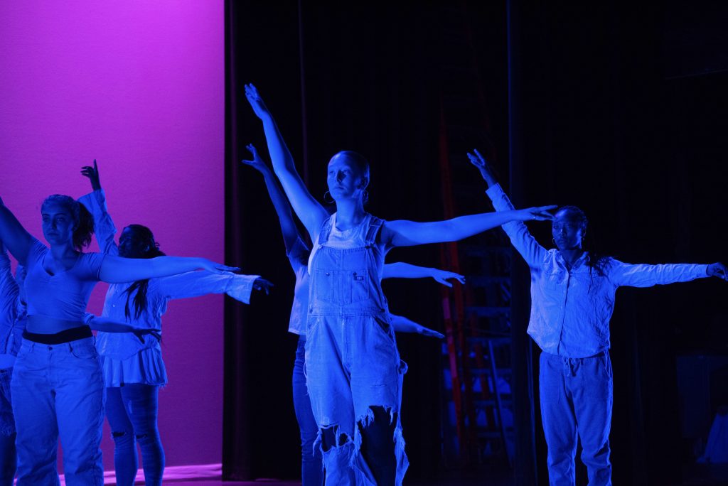 BHS students perform in Dance Production show in January 2020.