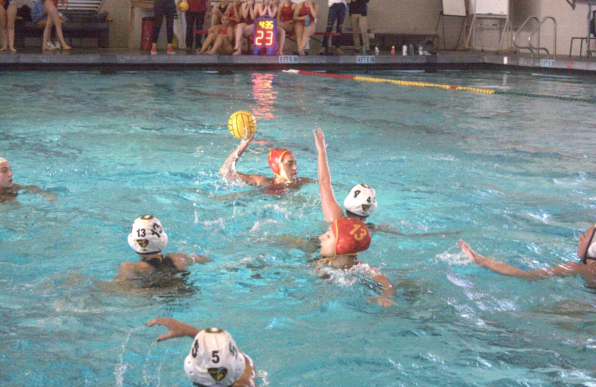 Girls water polo fights to score — Berkeley High Jacket