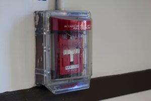 Fire alarms are located throughout all BHS school buildings.